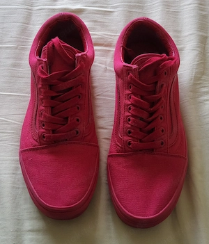 Rarität   VANS  SK8  Low  Red  -  Gr.  43  -  TOP 
