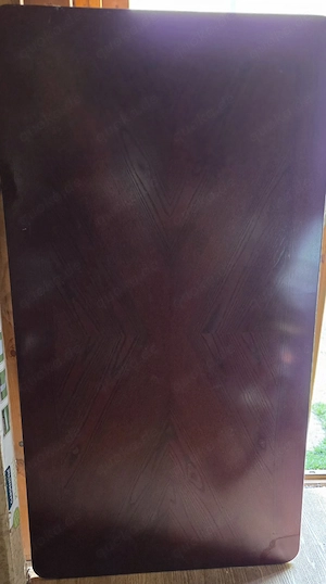 Tischplatte von Ikea 150x80 mahagonirot zu verschenken