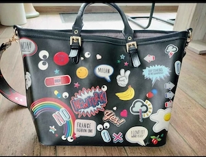 Handtasche Comic Design 