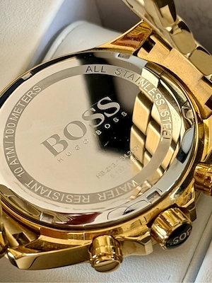 Hugo Boss Uhr Gold   sehr guter Zustand, voll funktionsfähig Bild 2