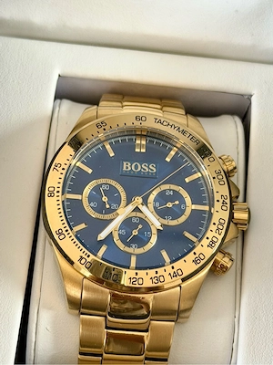 Hugo Boss Uhr Gold   sehr guter Zustand, voll funktionsfähig Bild 3