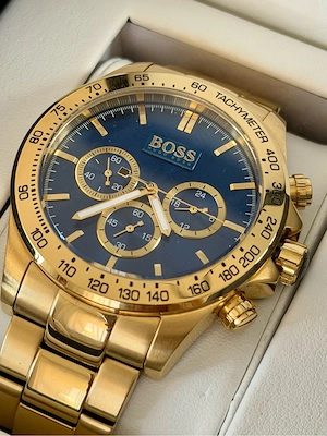 Hugo Boss Uhr Gold   sehr guter Zustand, voll funktionsfähig Bild 4