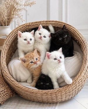 Britisch kurtzhaar Kitten