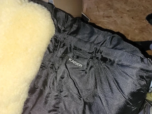 Lammfell Fusssack für Baby Kinderwagen 