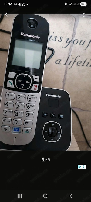  Panasonic Schnurlostelefon mit Basisstation