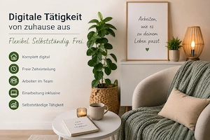 Selbstständige Online-Tätigkeit mit flexibler Zeiteinteilung