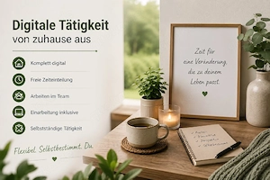 Digitale Tätigkeit für Eltern & Menschen mit Wunsch nach Flexibilität