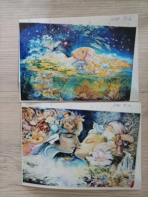 2 neue Puzzle noch verpackt 3000 u.1500 Teile nur zusammen abzugeben 