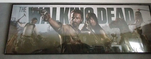 The Walking Dead XXL Bild schwarzer - Kunststoffrahmen Größe ca. Höhe 54 cm, Länge 156 cm Bild 2