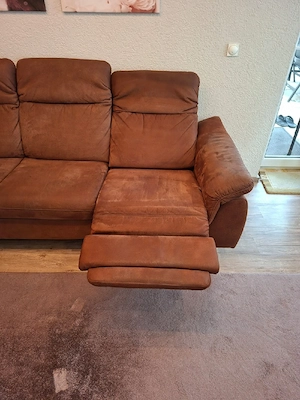 Braune Couch Sofa Bild 3