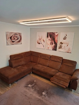 Braune Couch Sofa Bild 2