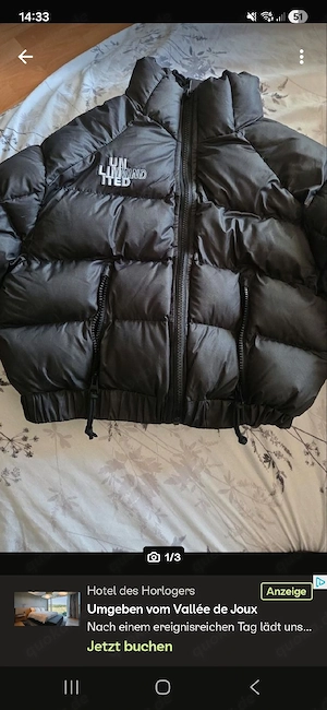 Schwarze kurze Jacke  Bild 2