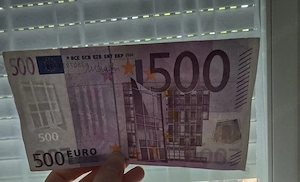 500 Euro Schein in gutem Zustand an Sammler