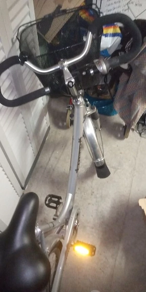 Damenrad Fahrrad Bike Torreth Bike Silber mit Korb 26 Zoll 7 Gang