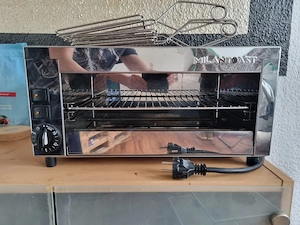 Salamander Edelstahl mit Aufwärmgitter Milano