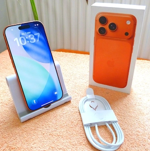 Apple Iphone Pro 17 256GB l wie neu unbenutzt Farbe cosmic orange OVP Komplett