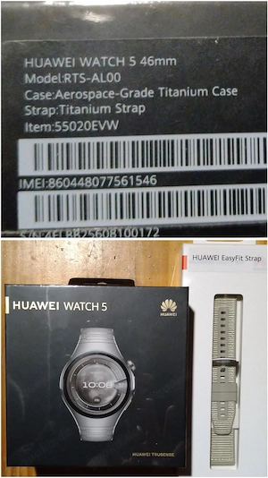 HUAWEI Watch5 Trusense Titan Bild 2