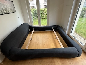 Bettgestell 180x200cm in schönem anthrazit
