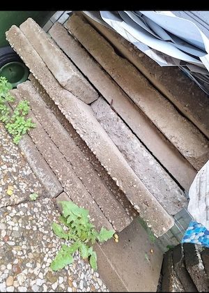 Waschbetonplatten zu verschenken 