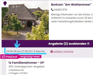 Wocheende auf Borkum - mit Kindern