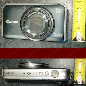 Canon PowerShot SX210 IS 14 MP, PC1468, 2 Akku & Ladegerät