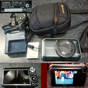 Canon PowerShot SX210 IS 14 MP, PC1468, 2 Akku & Ladegerät