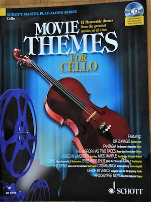 Noten für Violoncello "Movie Themes" mit CD