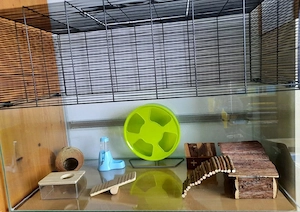Nagarium Hamsterkäfig inklusive viel Zubehör 