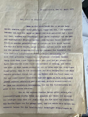  privatem literarischen Nachlassmaterial mit erotisch-kulturellem Schwerpunkt 