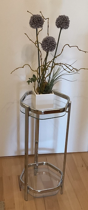 Blumen - Windlicht - Ständer