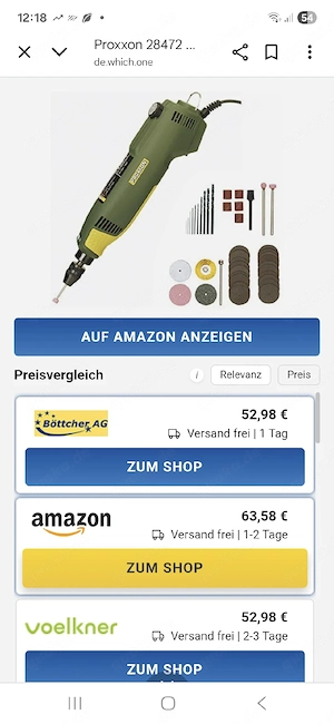 Proxxon Feinbohrschleifer  Bild 2