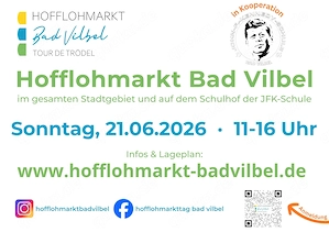 Hofflohmarkt Bad Vilbel - im gesamten Stadtgebiet - am 21.06.2026  von 11-16 Uhr