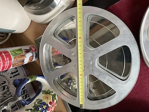 Filmspulen 27,5 cm Alu Siemens und 24,5 cm Beide 