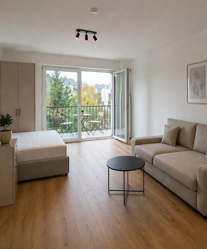 Erstbezug ab sofort   Möblierte Neubauwohnung (41 m )   KfW 40   A+   Stellplatz inklusive 