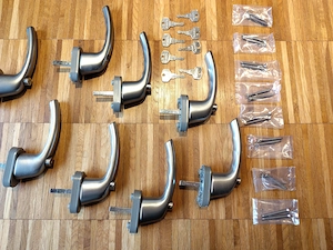Hoppe Fenstergriff   Griffolive absperrbar