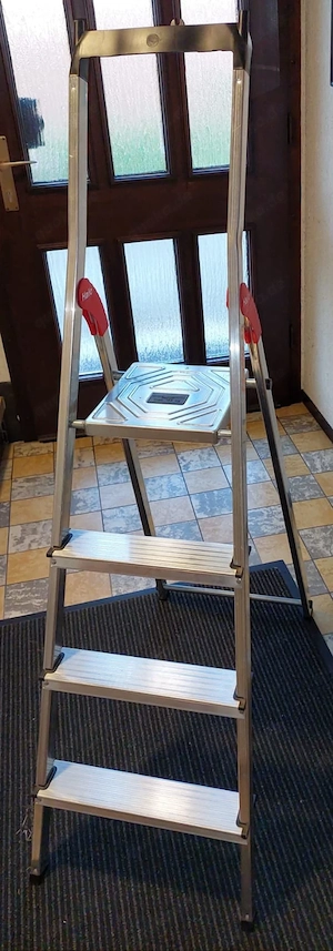 Hailo Aluminium Stehleiter 4 Stufen
