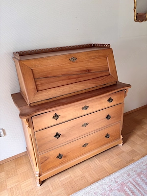 Biedermeier Sekretär (um 1900), 5 + 3 Schubladen Bild 5