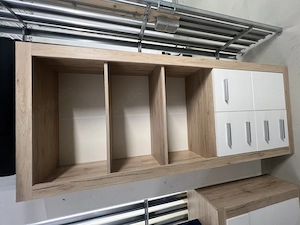 Hochschrank Regal in Eiche (foliert)