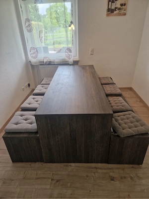 esstisch holz mit bänken