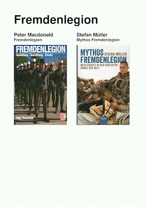 Sammlung 5 Bände Fremdenlegion