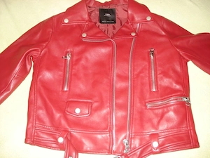 Damenkunstlederjacke
