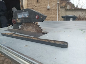 Kreissäge 380V  2800W mit Tischverlängerung 