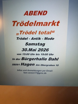 ABEND-Trödelmarkt Trödel total 