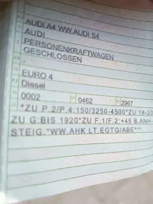 Audi A4 Avant A4 AVANT QUATTRO V6 TD AUTOMATIKI/TIPPTRONIK
