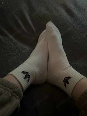 getragene Socken