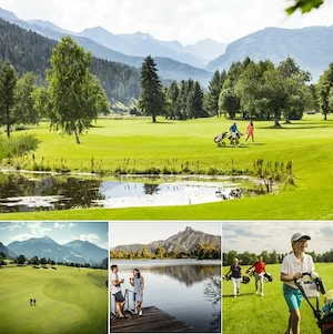 Angebot Mai-Juni 2026: Top-Ferienwohnung & Golf spielen auf den schönsten Golf-Plätzen in den Alpen 