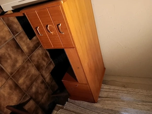 Vintage Mid Century Schreibtisch 60er Jahre Teak Scandinavian Stil