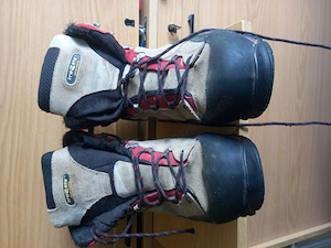 Wanderschuhe , Leder ,beige, Größe 48