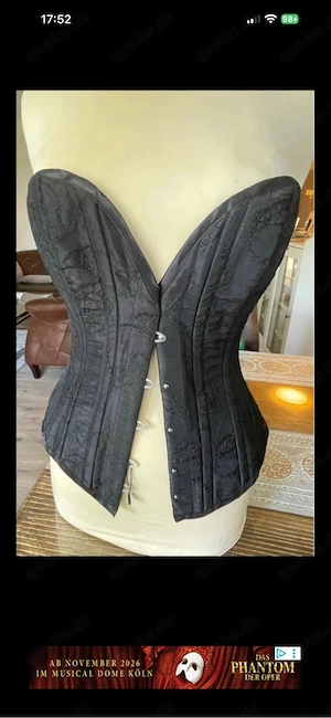 Your Shape Korsett Schwarz Paisley Gr: S Neu