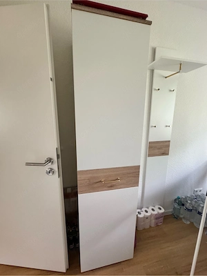 Garderobe Weiß Holz Design